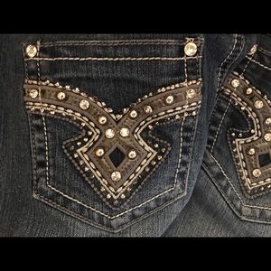 Earl Jeans 👖💎 Rhinestone pockets 💎 sz 6P